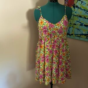 NWOT floral, baby doll sundress